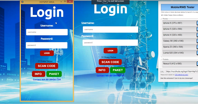 Detail Template Login Hotspot Nomer 25