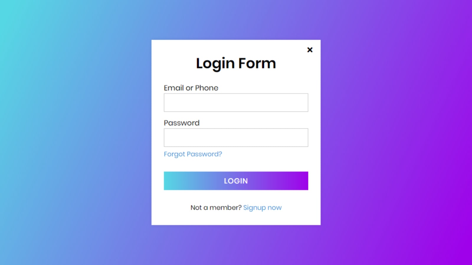 Detail Template Login Html Css Nomer 10