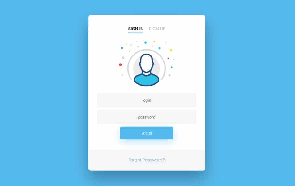 Detail Template Login Html Css Nomer 30