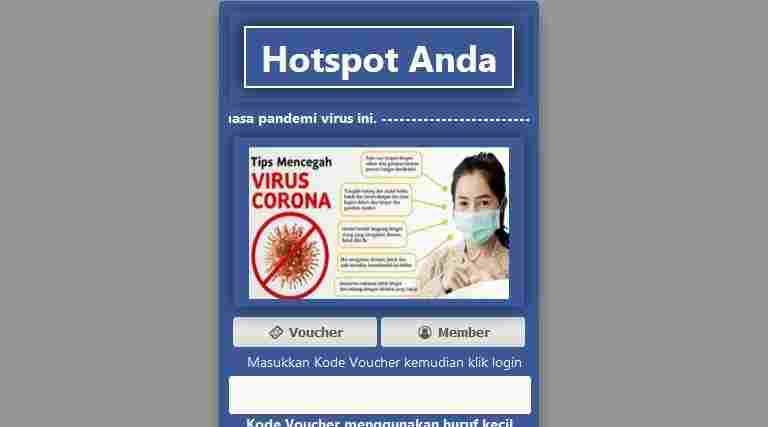 Detail Template Login Mikhmon Nomer 14