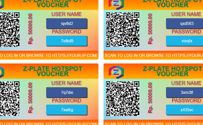 Detail Template Login Mikhmon Nomer 25