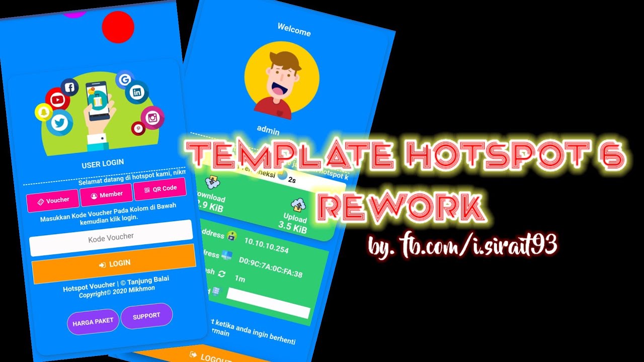 Detail Template Login Mikhmon Nomer 26