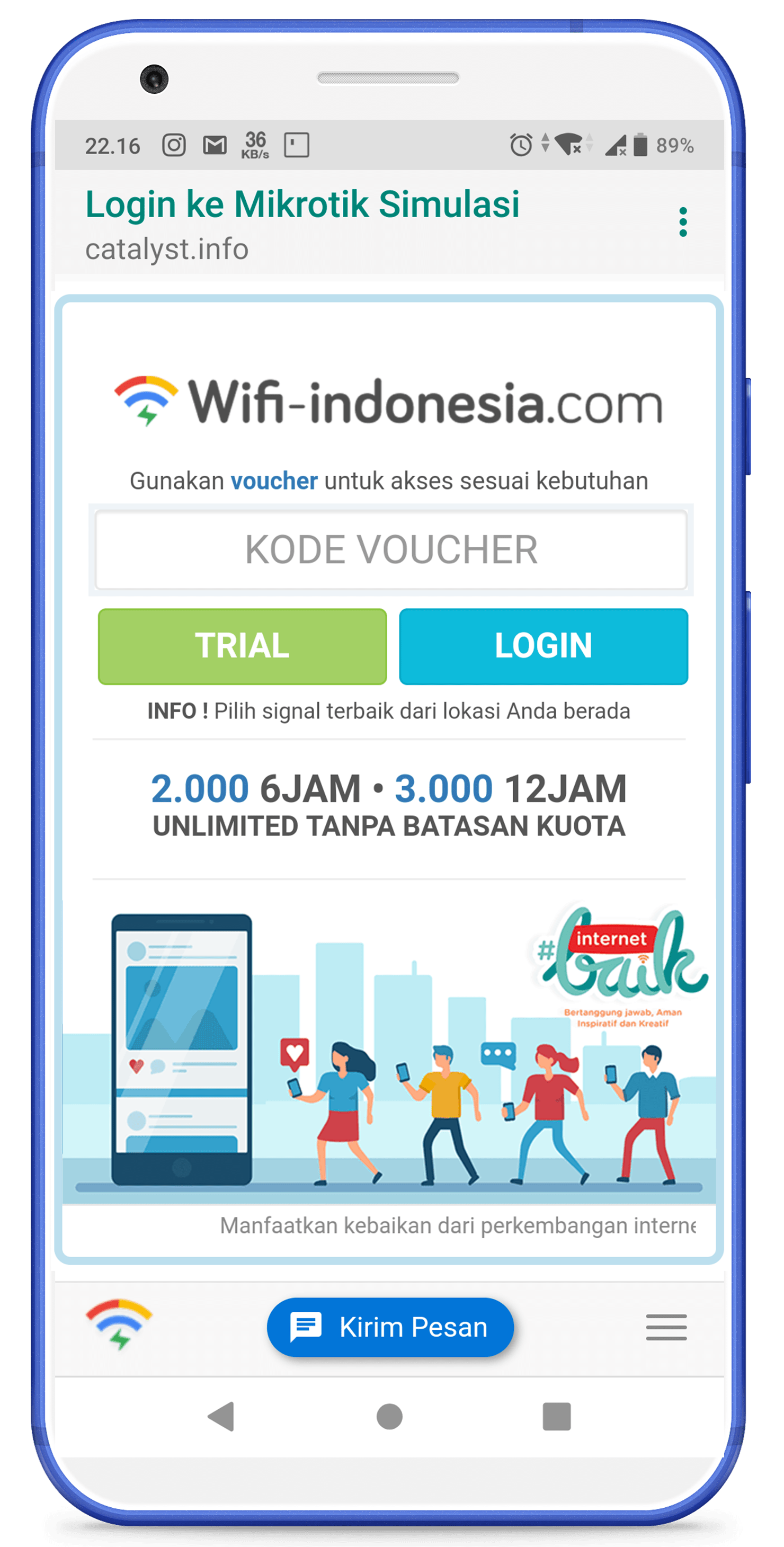 Detail Template Login Mikhmon Nomer 32