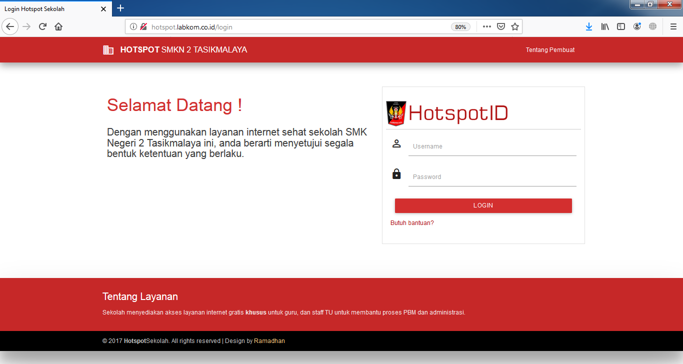 Detail Template Login Mikhmon Nomer 42