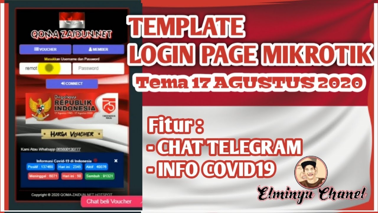Detail Template Login Mikhmon Nomer 50