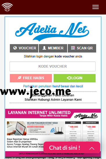 Detail Template Login Mikhmon Nomer 55