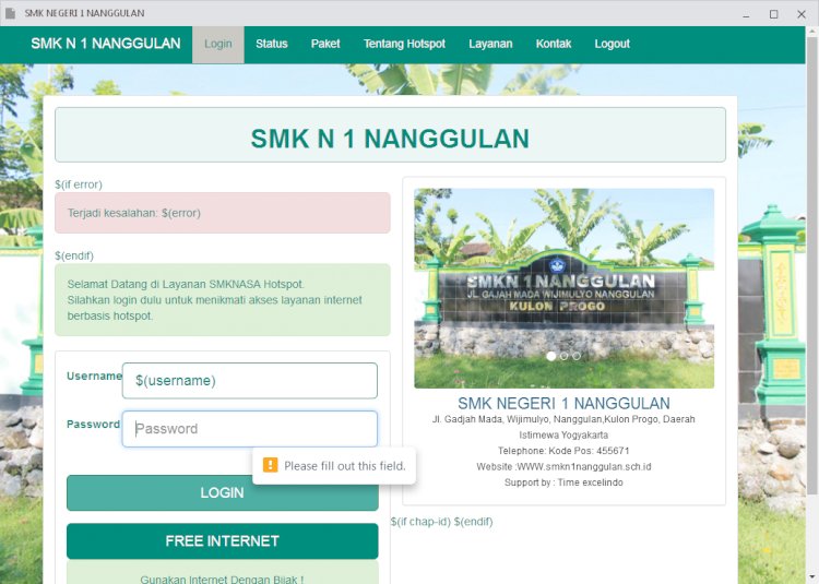 Detail Template Login Mikrotik Sekolah Nomer 3