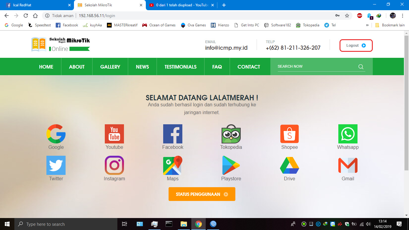 Detail Template Login Mikrotik Sekolah Nomer 31