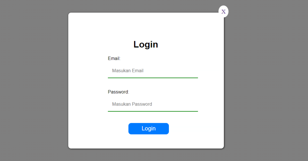 Detail Template Login Sederhana Nomer 15