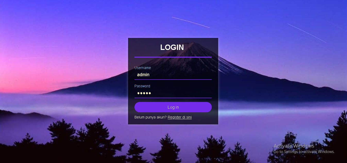 Detail Template Login Sederhana Nomer 39