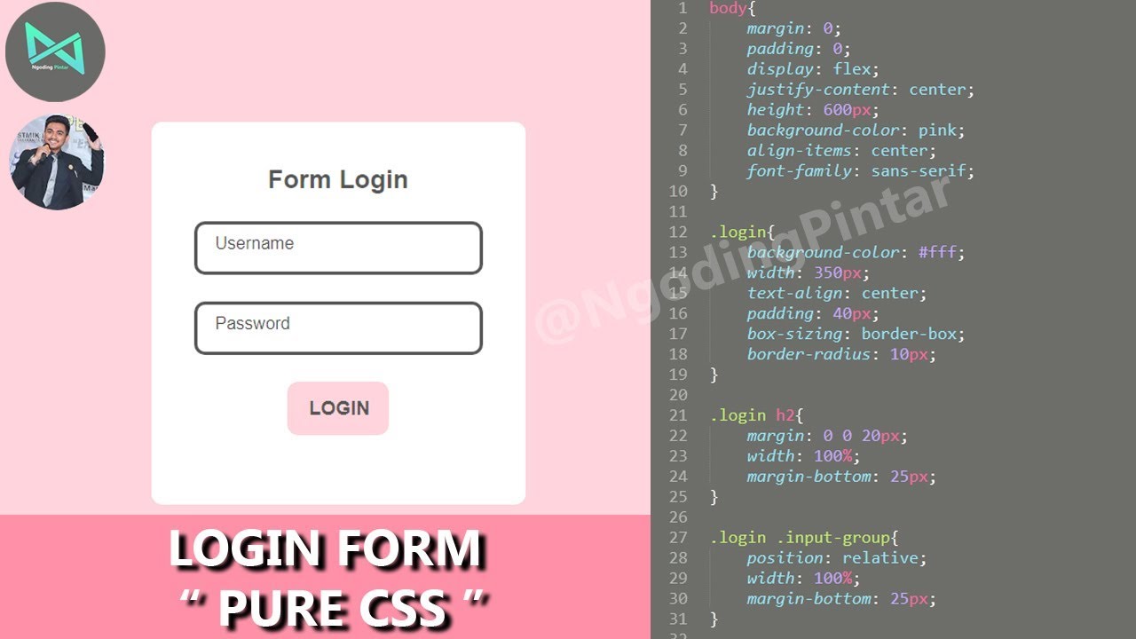 Detail Template Login Sederhana Nomer 53