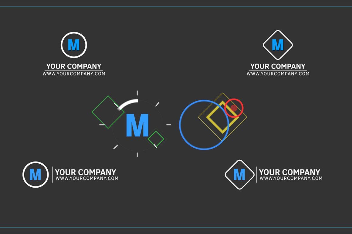 Detail Template Logo Intro Nomer 50
