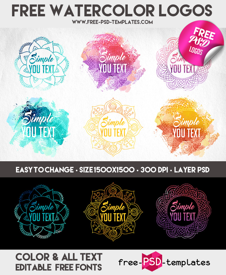 Detail Template Logo Photoshop Free Nomer 5