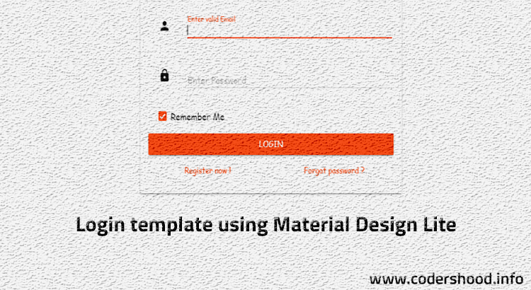 Detail Template Material Design Lite Nomer 16