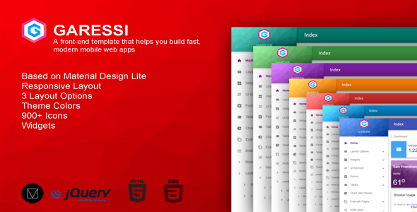 Detail Template Material Design Lite Nomer 18