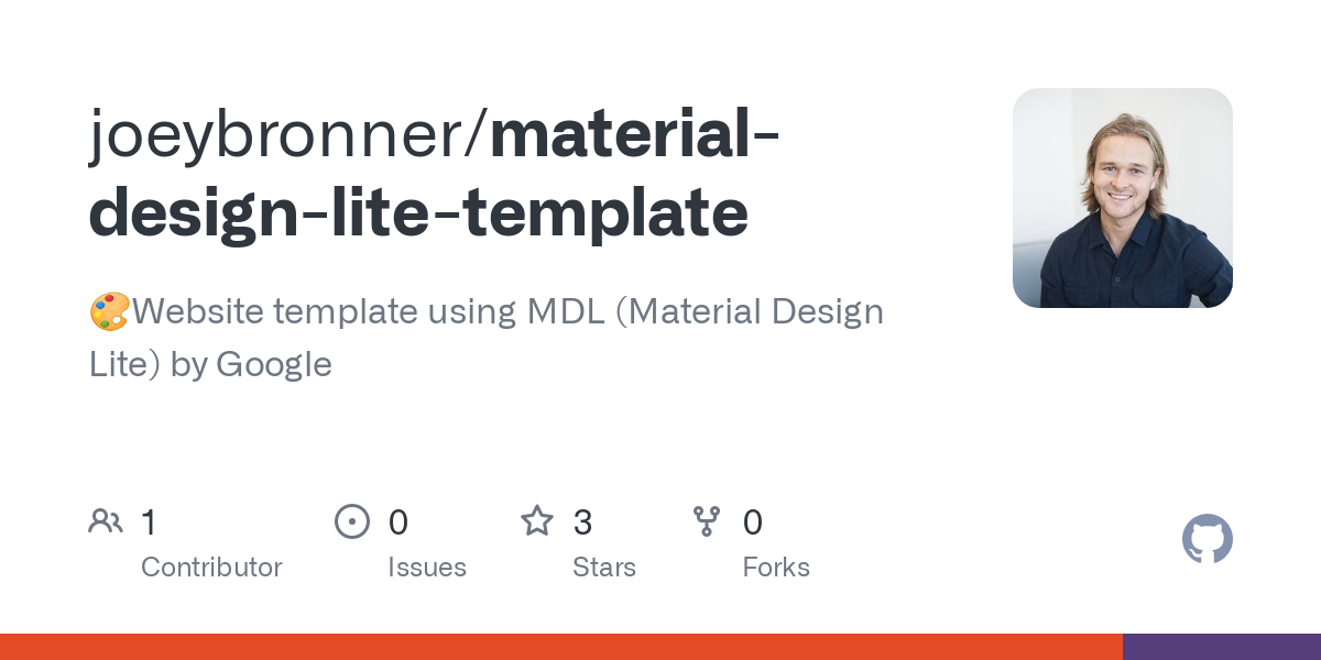 Detail Template Material Design Lite Nomer 35