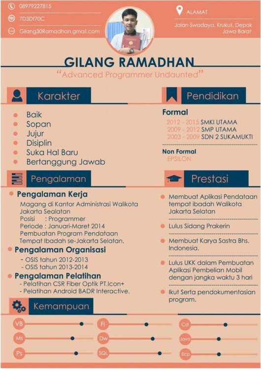 Detail Template Membuat Cv Nomer 16