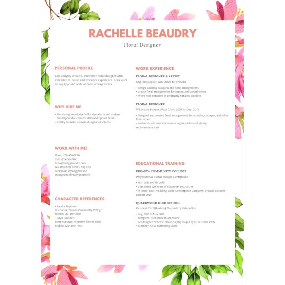 Detail Template Membuat Cv Nomer 49