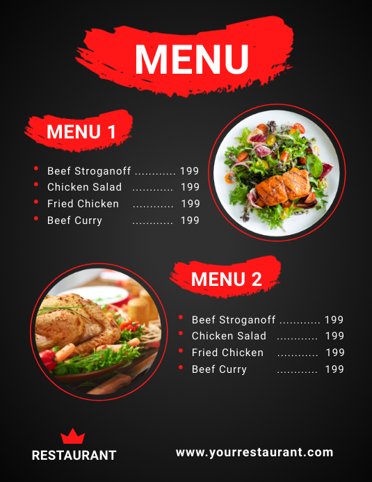 Template Menu Makanan - KibrisPDR