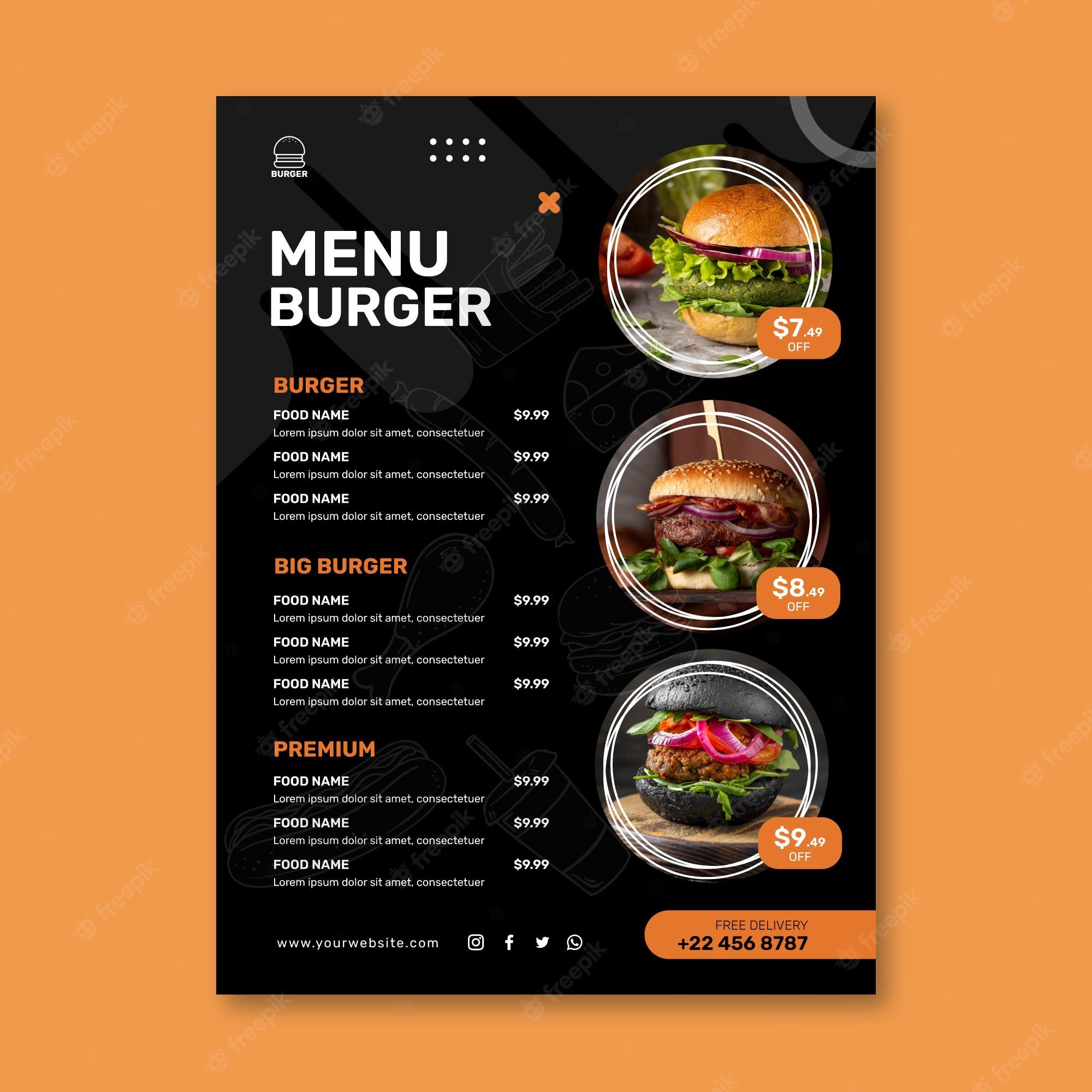 Detail Template Menu Makanan Nomer 4