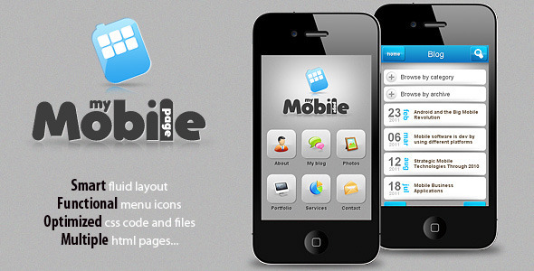 Detail Template Mobile Html Free Nomer 45