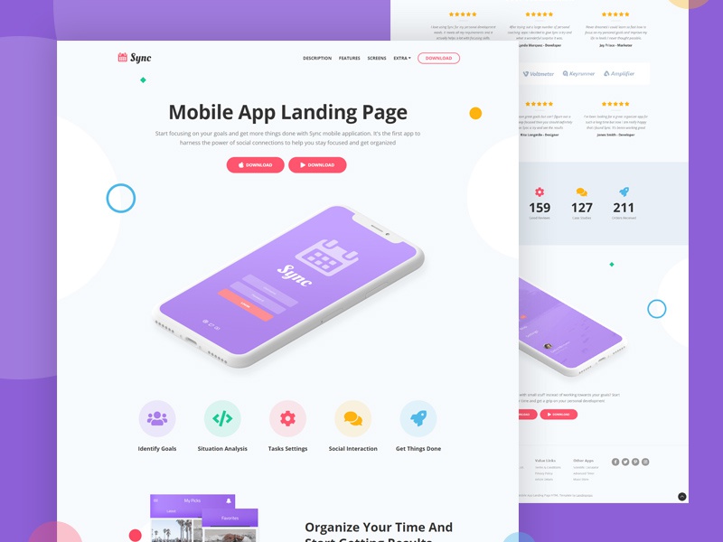 Detail Template Mobile Html Free Nomer 46