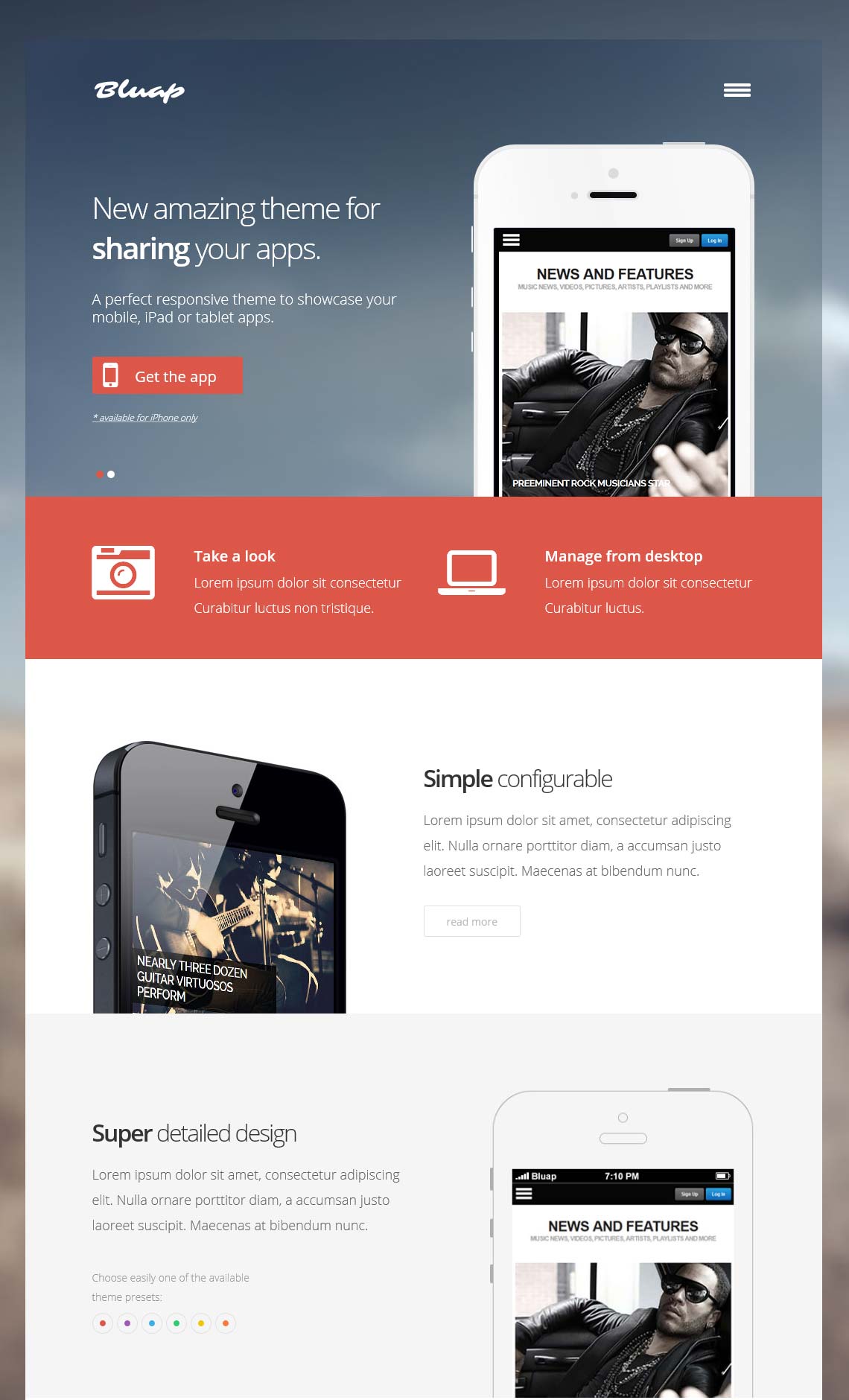 Detail Template Mobile Wordpress Nomer 22