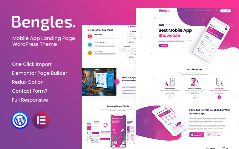 Detail Template Mobile Wordpress Nomer 33