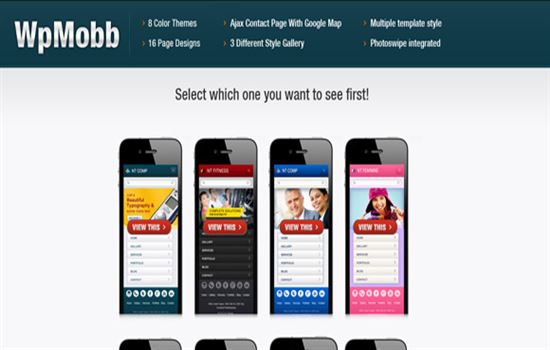 Detail Template Mobile Wordpress Nomer 5