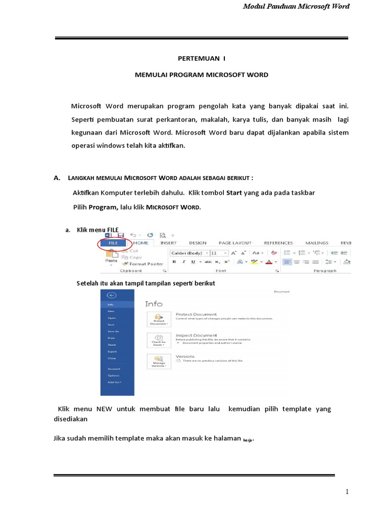 Detail Template Modul Word Nomer 33