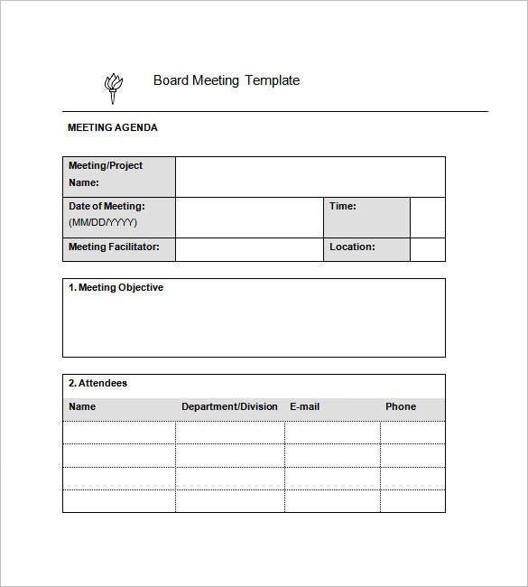 Detail Template Mom Meeting Excel Nomer 25