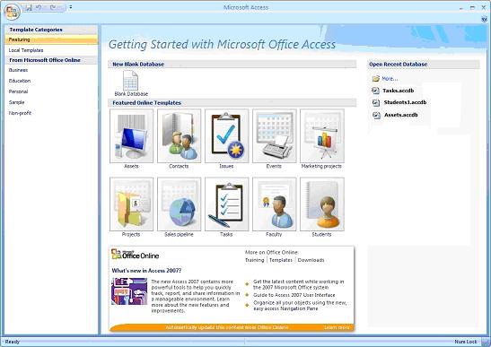 Detail Template Ms Access 2007 Nomer 2