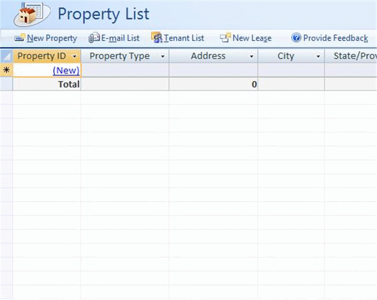 Detail Template Ms Access 2007 Nomer 12