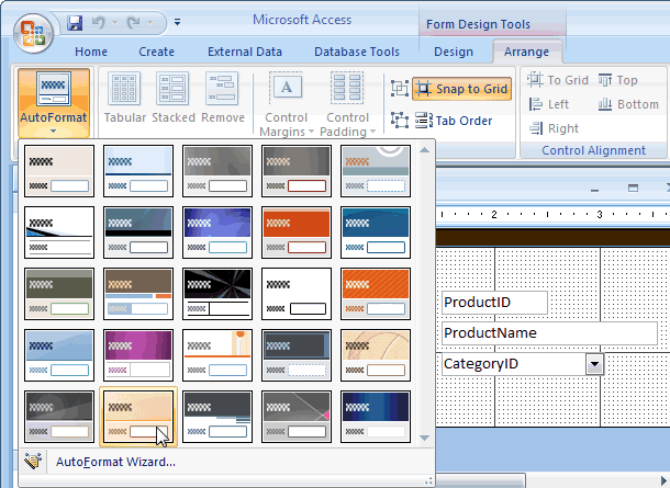 Detail Template Ms Access 2007 Nomer 15