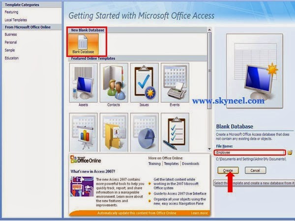 Detail Template Ms Access 2007 Nomer 16