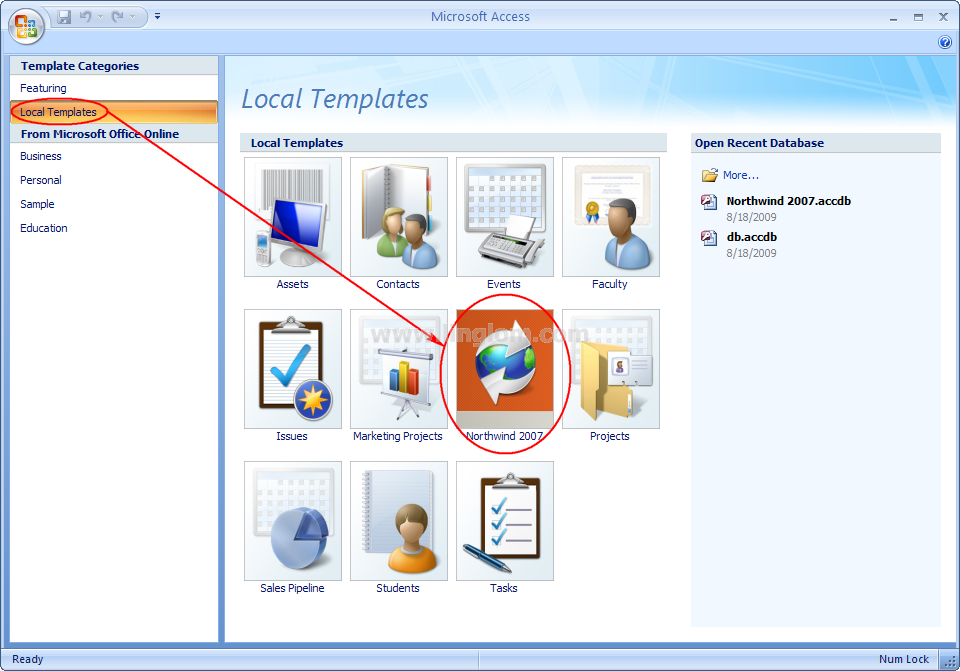 Detail Template Ms Access 2007 Nomer 18