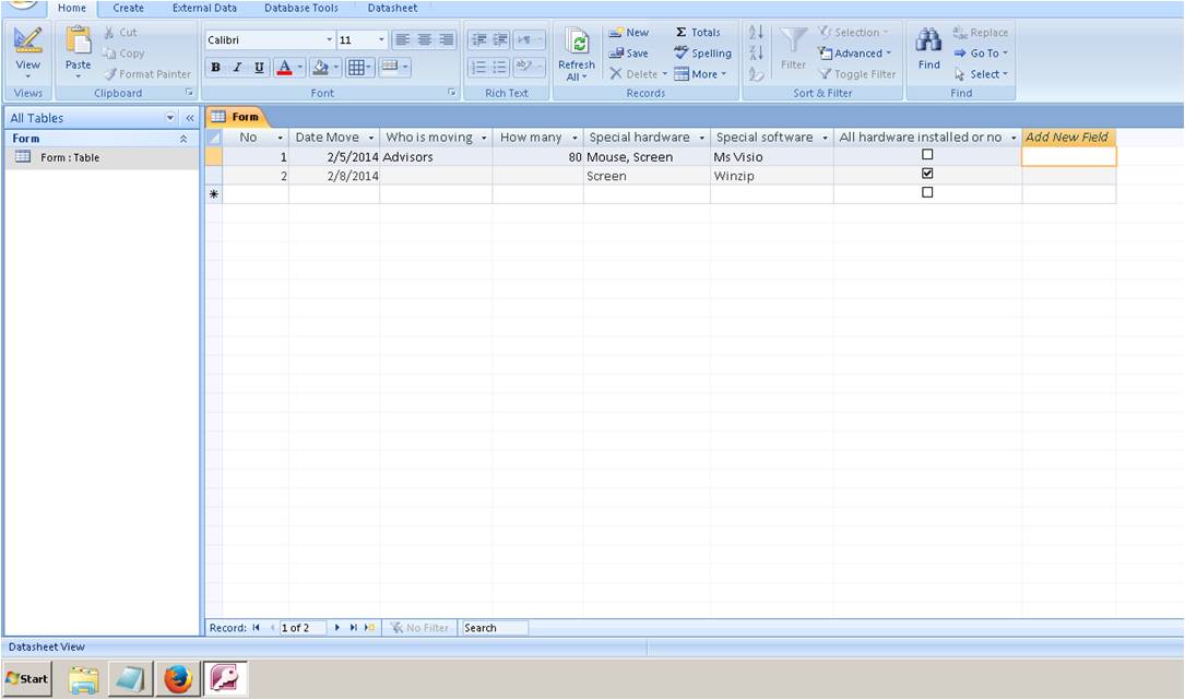 Detail Template Ms Access 2007 Nomer 3