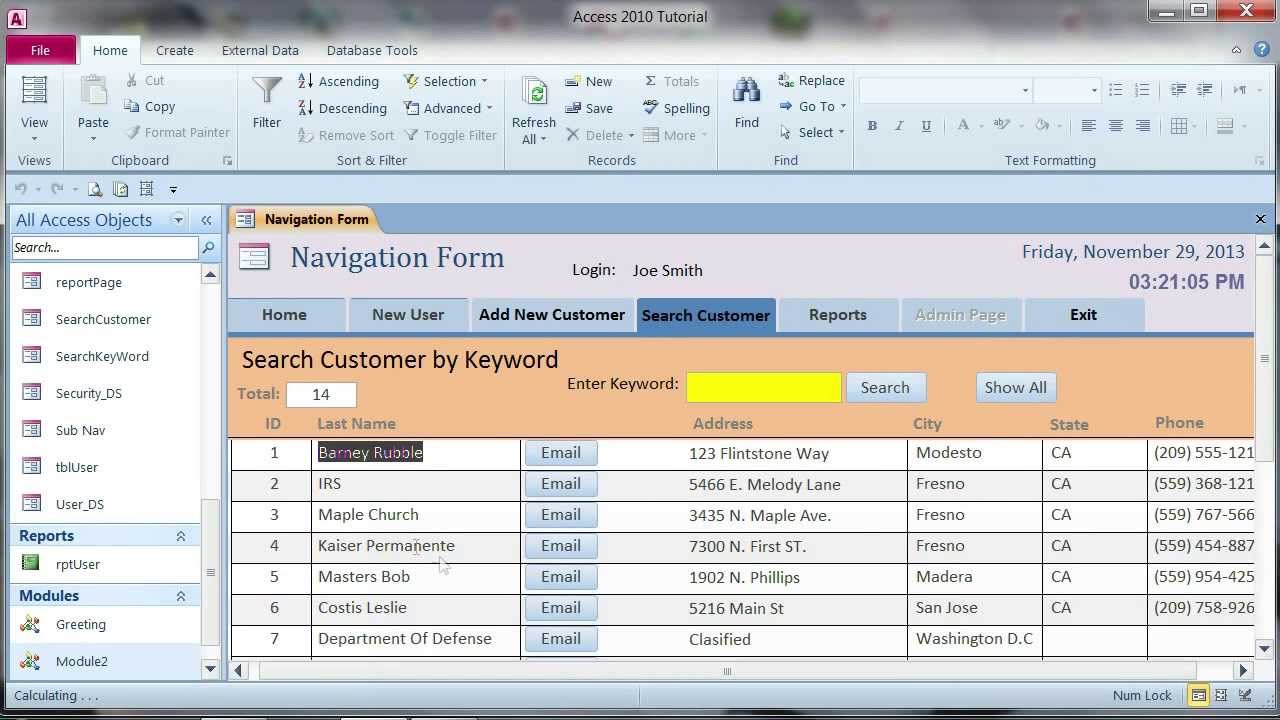 Detail Template Ms Access 2007 Nomer 21