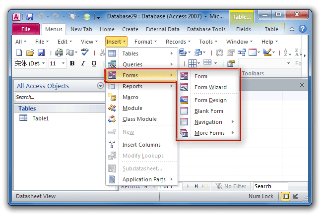 Detail Template Ms Access 2007 Nomer 24