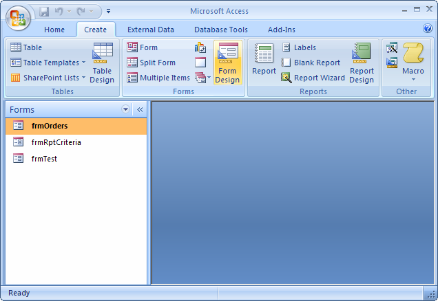Detail Template Ms Access 2007 Nomer 4