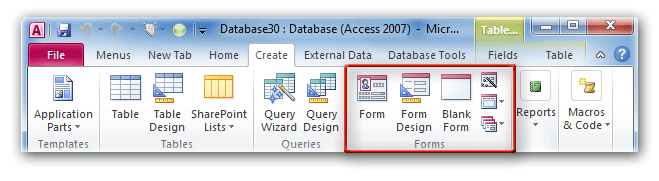 Detail Template Ms Access 2007 Nomer 32