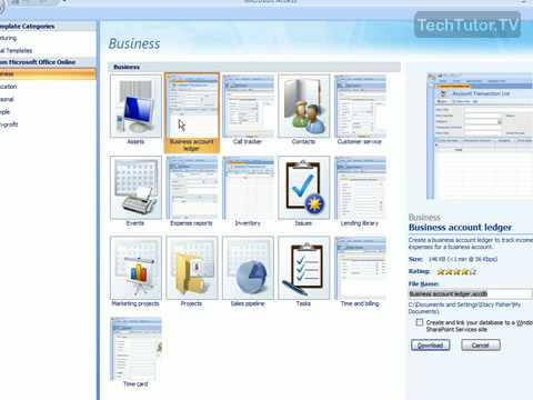 Detail Template Ms Access 2007 Nomer 5