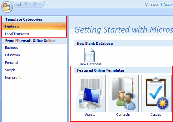 Detail Template Ms Access 2007 Nomer 35