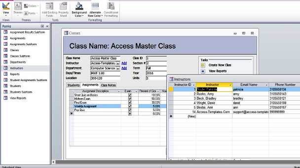 Detail Template Ms Access 2007 Nomer 37