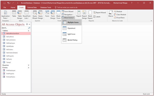 Detail Template Ms Access 2007 Nomer 38