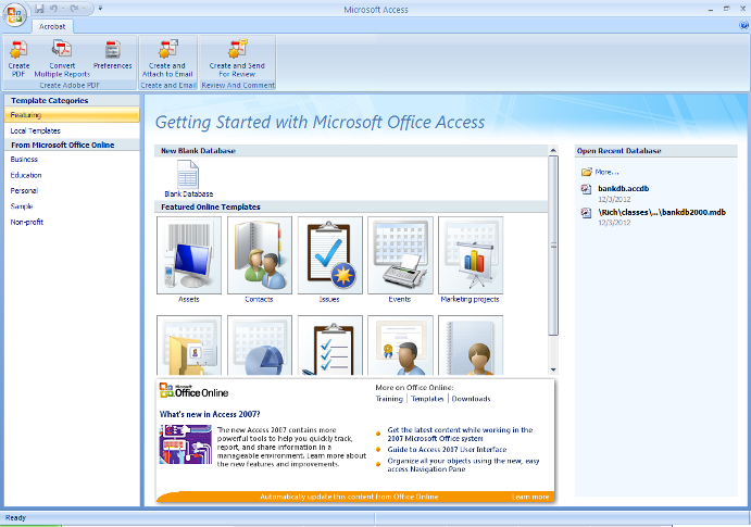 Detail Template Ms Access 2007 Nomer 47