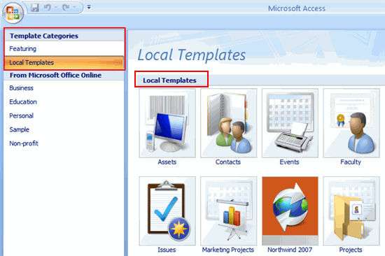 Detail Template Ms Access 2007 Nomer 7