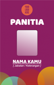 Detail Template Name Tag Panitia Nomer 15