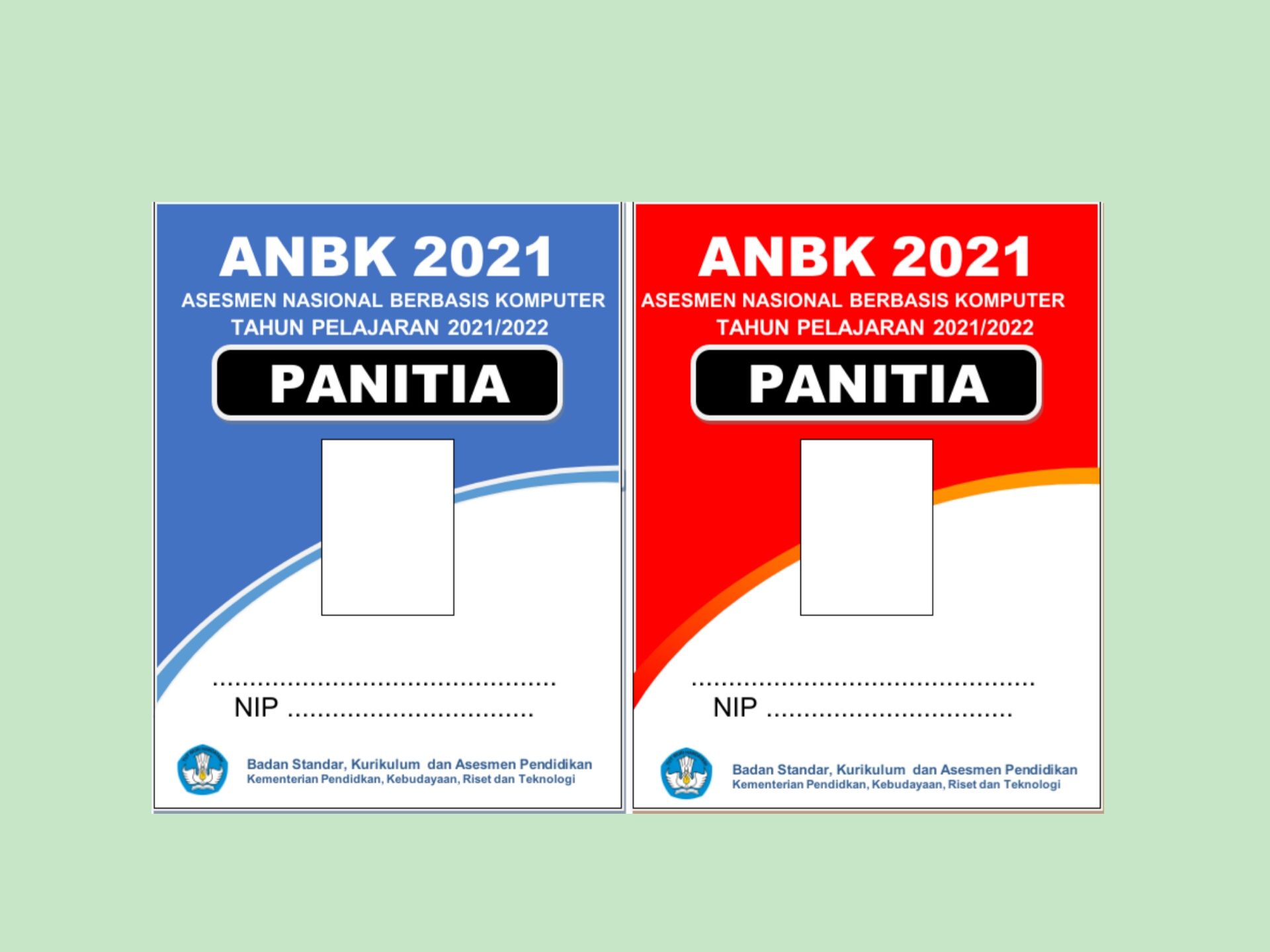 Detail Template Name Tag Panitia Nomer 20