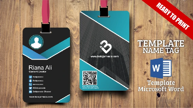 Detail Template Name Tag Panitia Nomer 48